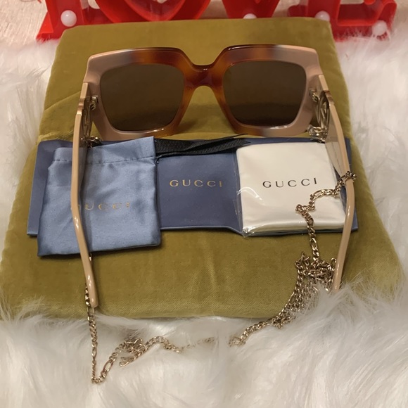 New Gucci oversized Frame Sunglasses - Picture 10 of 13